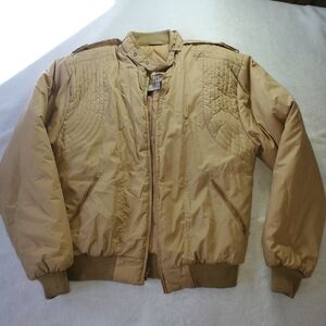 Vintage Midwest Trader Bomber Puffer Coat Small Size